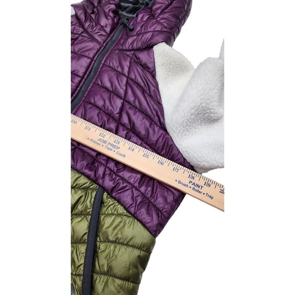 Mountain Hardwear Altius Hybrid Hoodie Sherpa Puffer Full Zip Jacket Size Small - Picture 10 of 13